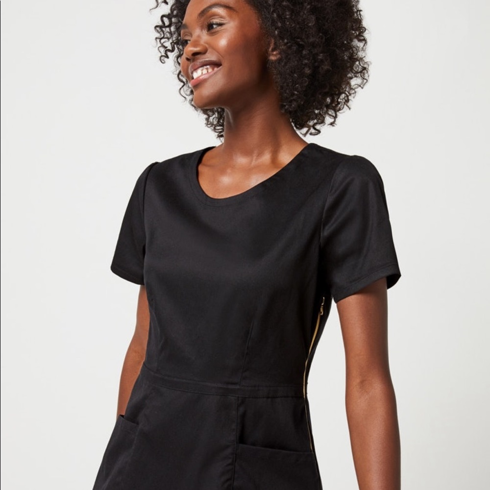 Jaanuu Scrub Set Black Size Med